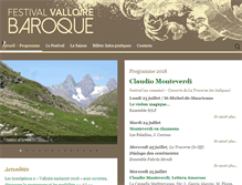 Tablet Screenshot of festivalvalloirebaroque.com